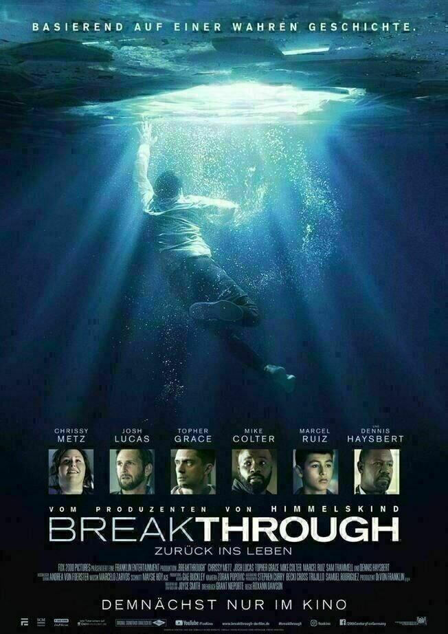 Breakthrough Zurück ins Leben Szenenbilder und Poster Film