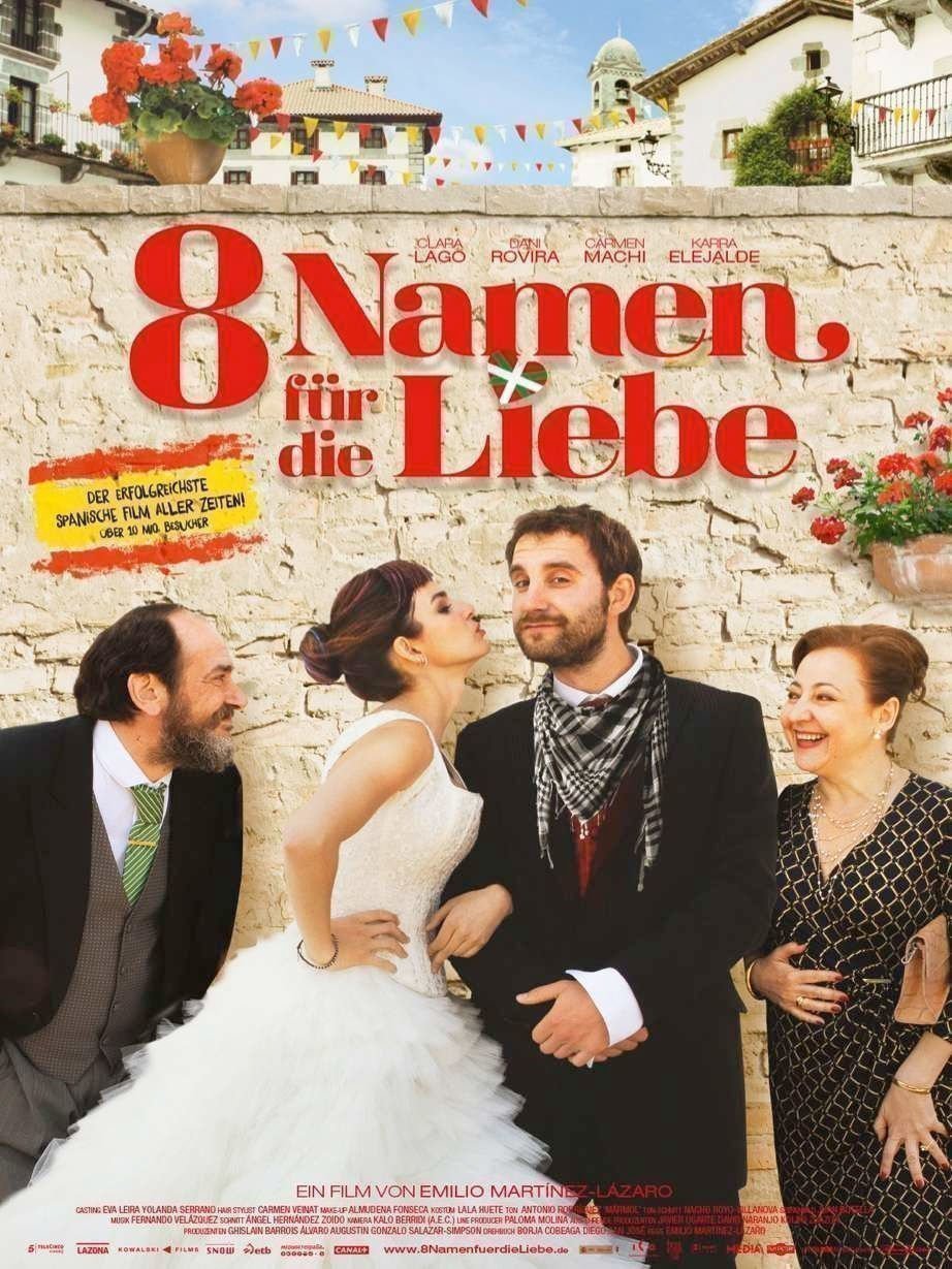 8 Namen fuer die Liebe - Plakat