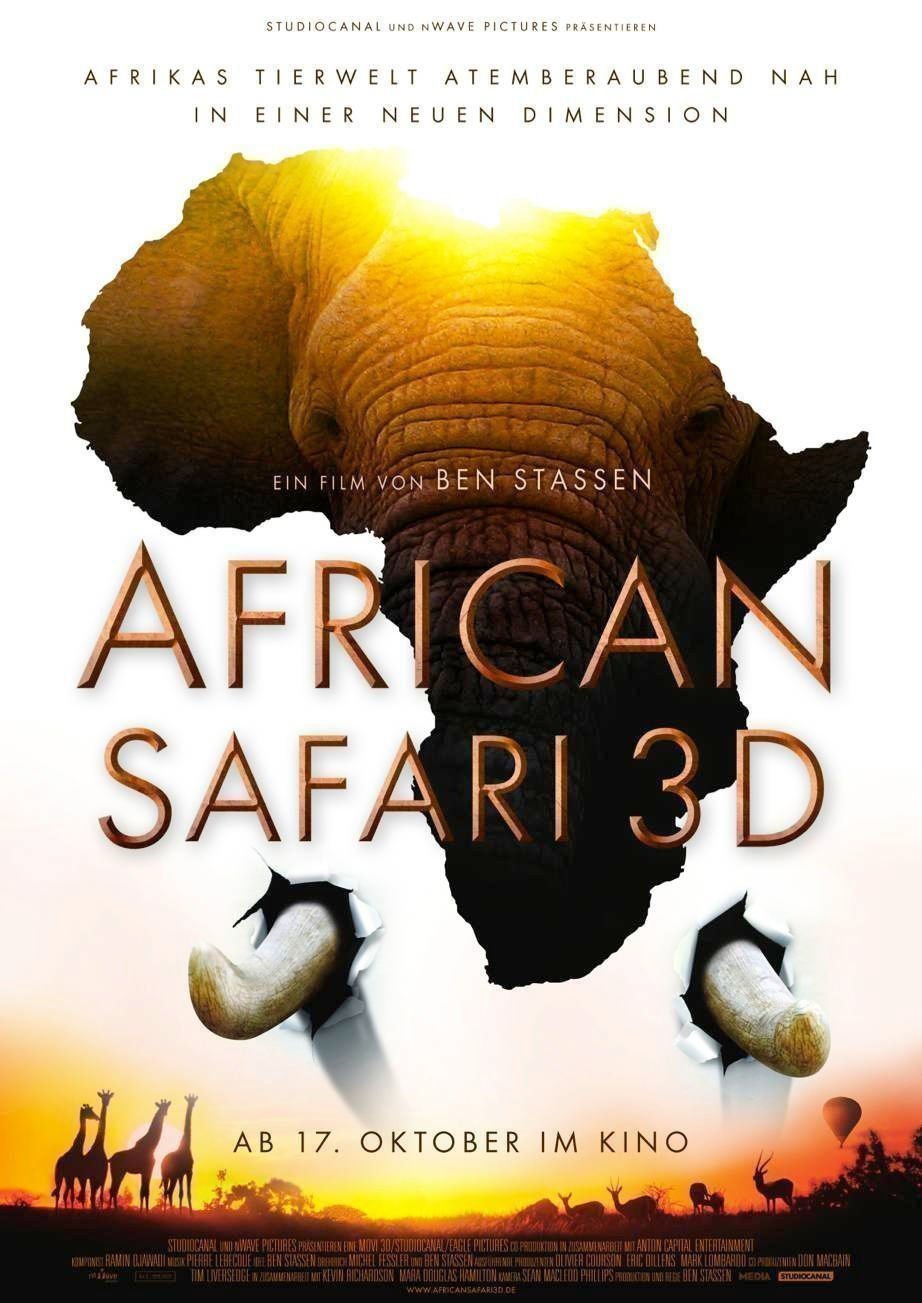 African Safari 3D - Plakat