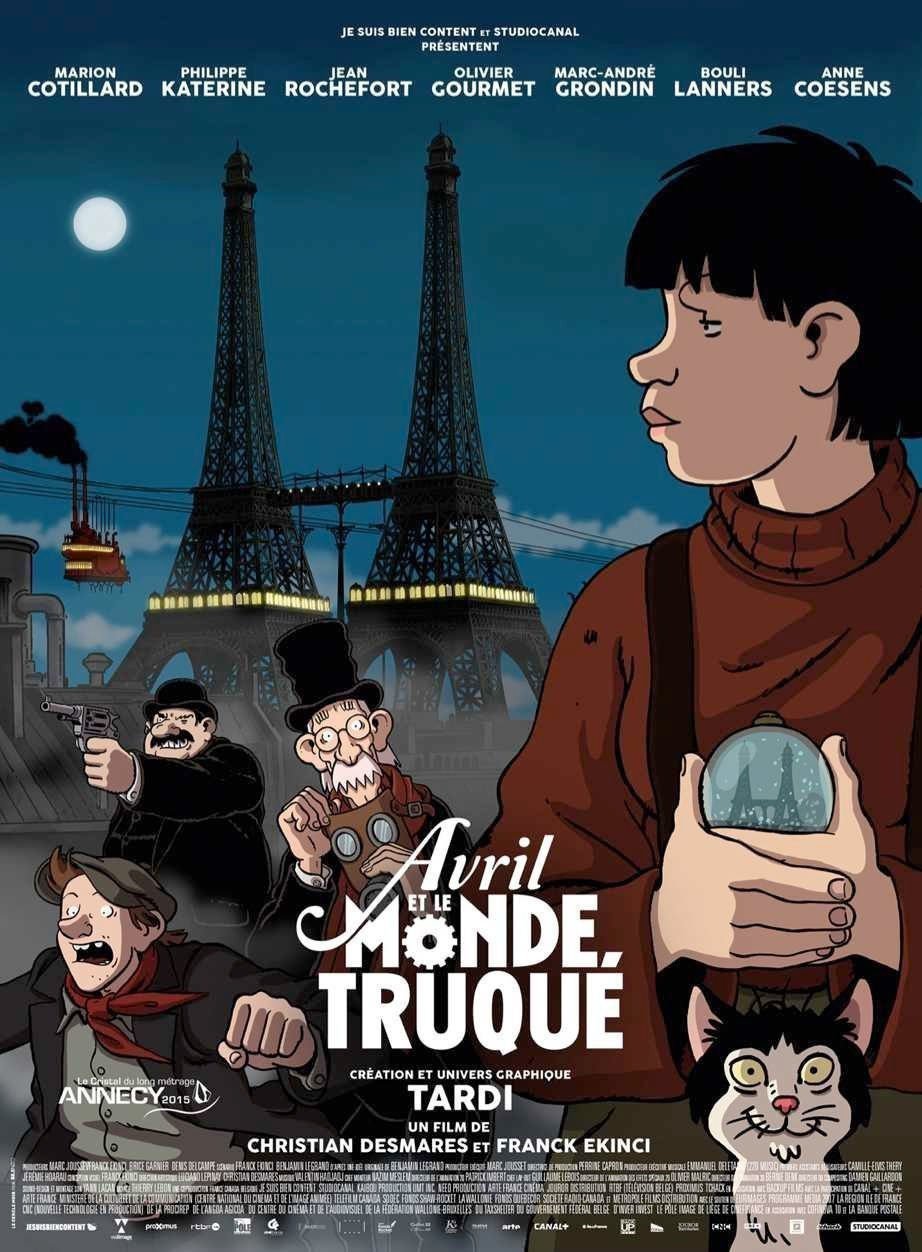 April und die aussergewo  hnliche Welt - Poster