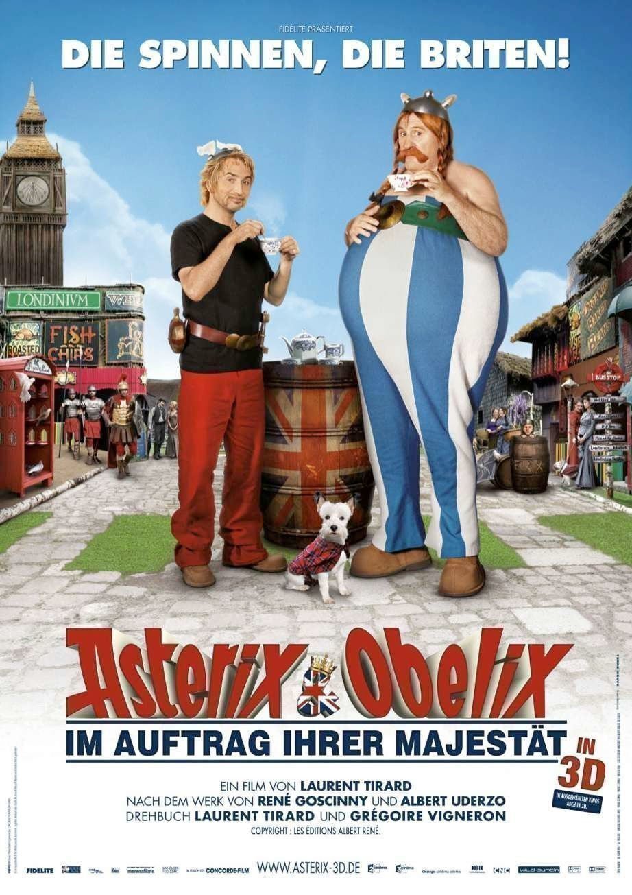 Asterix   Obelix - Im Auftrag ihrer Majestaet - Plakat
