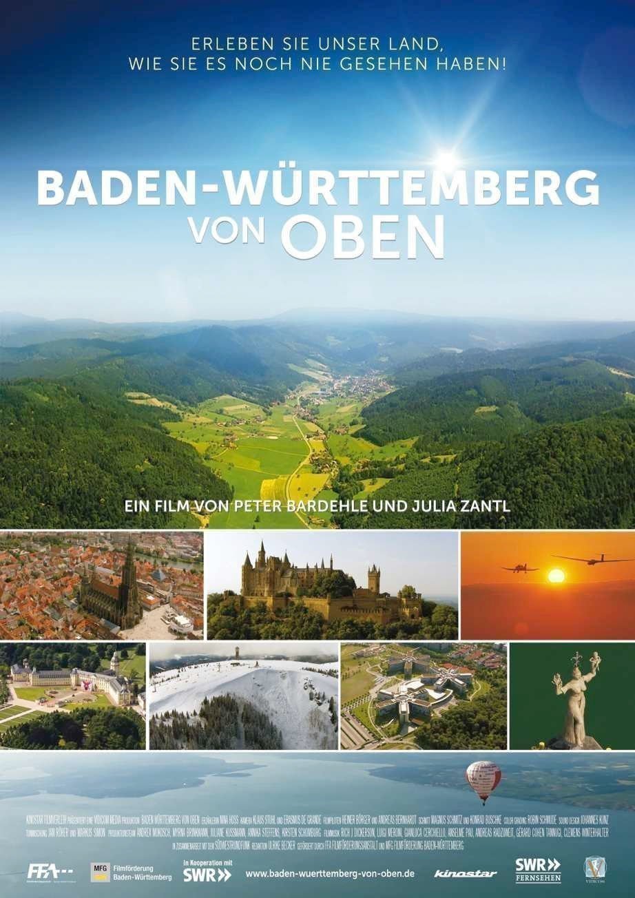 Baden-Wuerttemberg von oben - Plakat