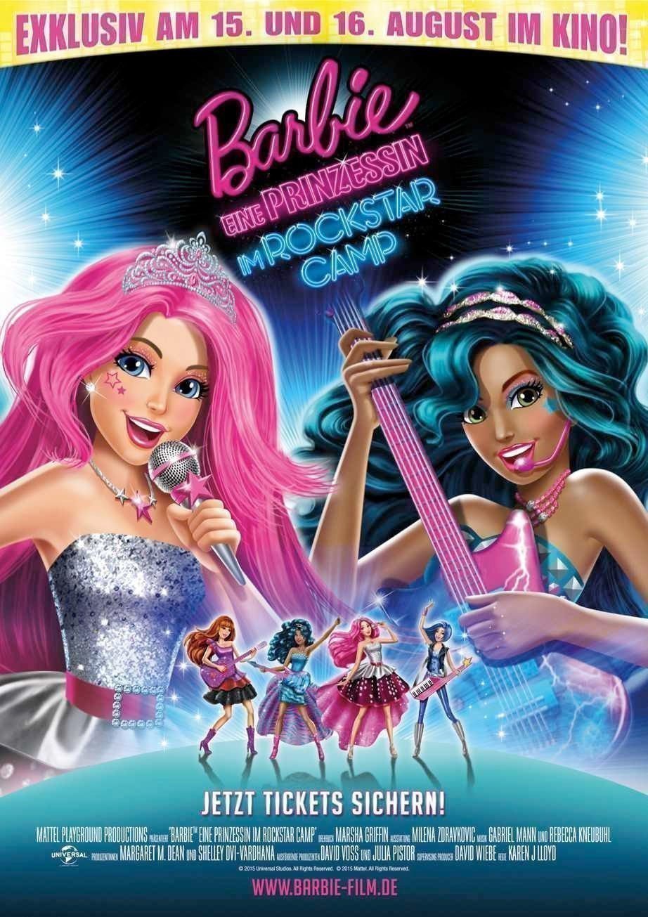 Barbie - Eine Prinzessin im Rockstar Camp - Plakat
