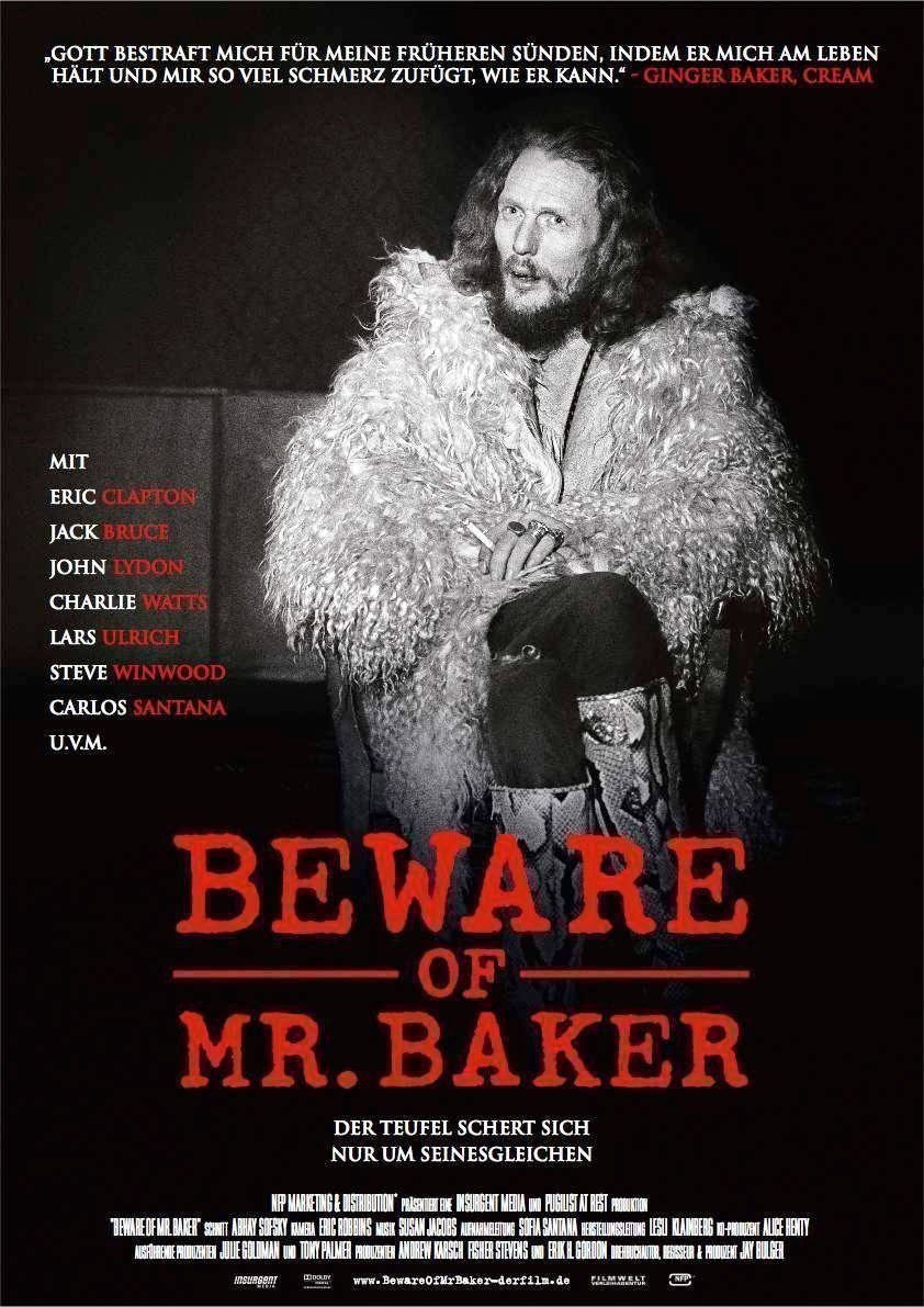 Beware of Mr Baker - Plakat