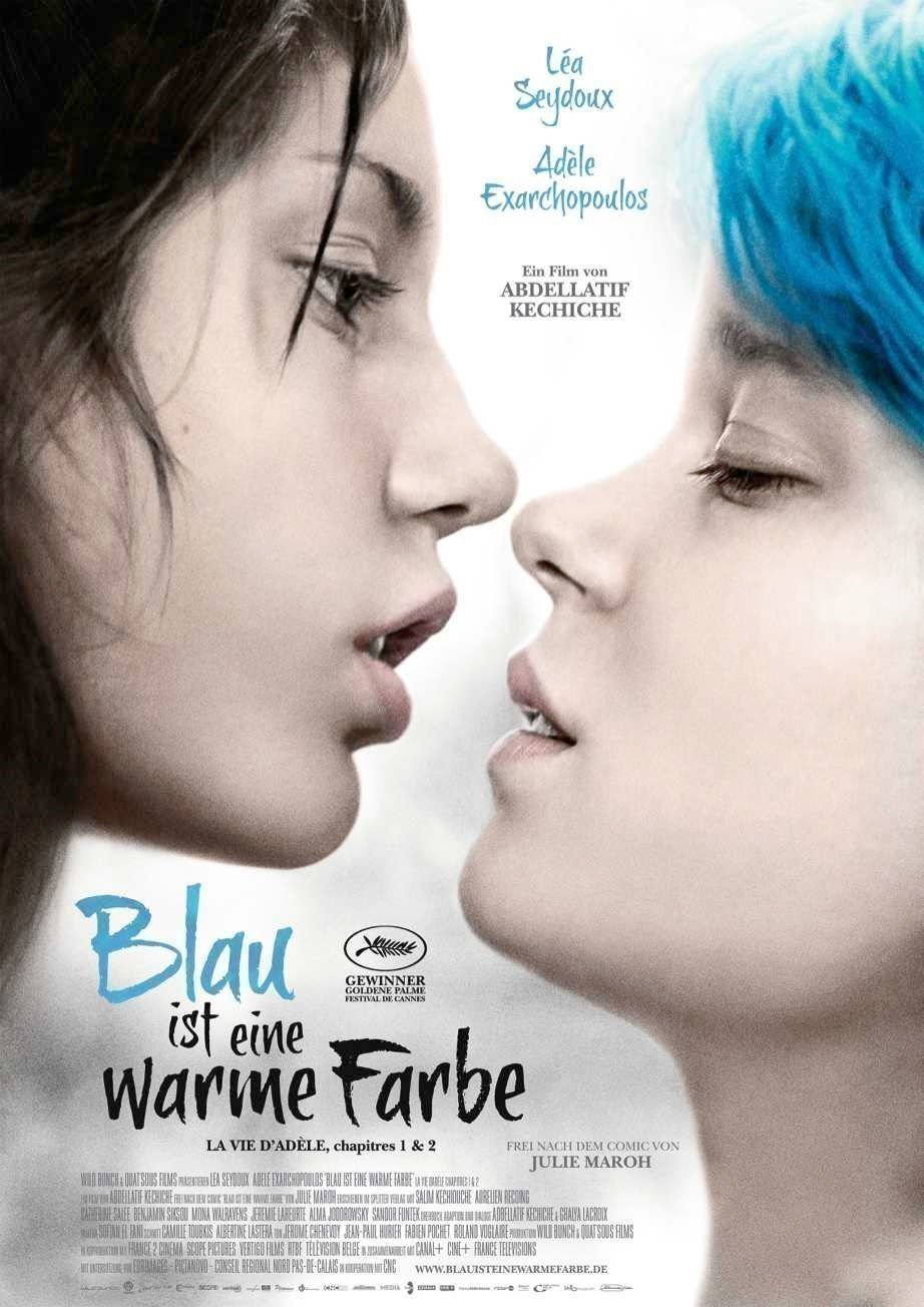 Blau ist eine warme Farbe - Plakat