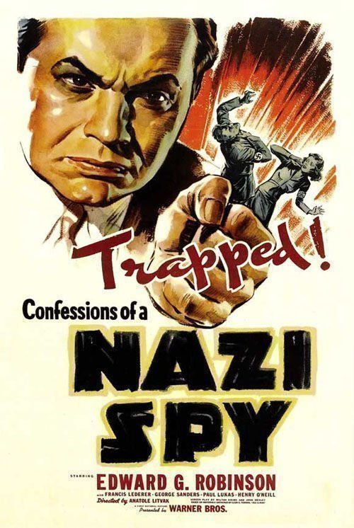 Confessions of a Nazi Spy - Poster