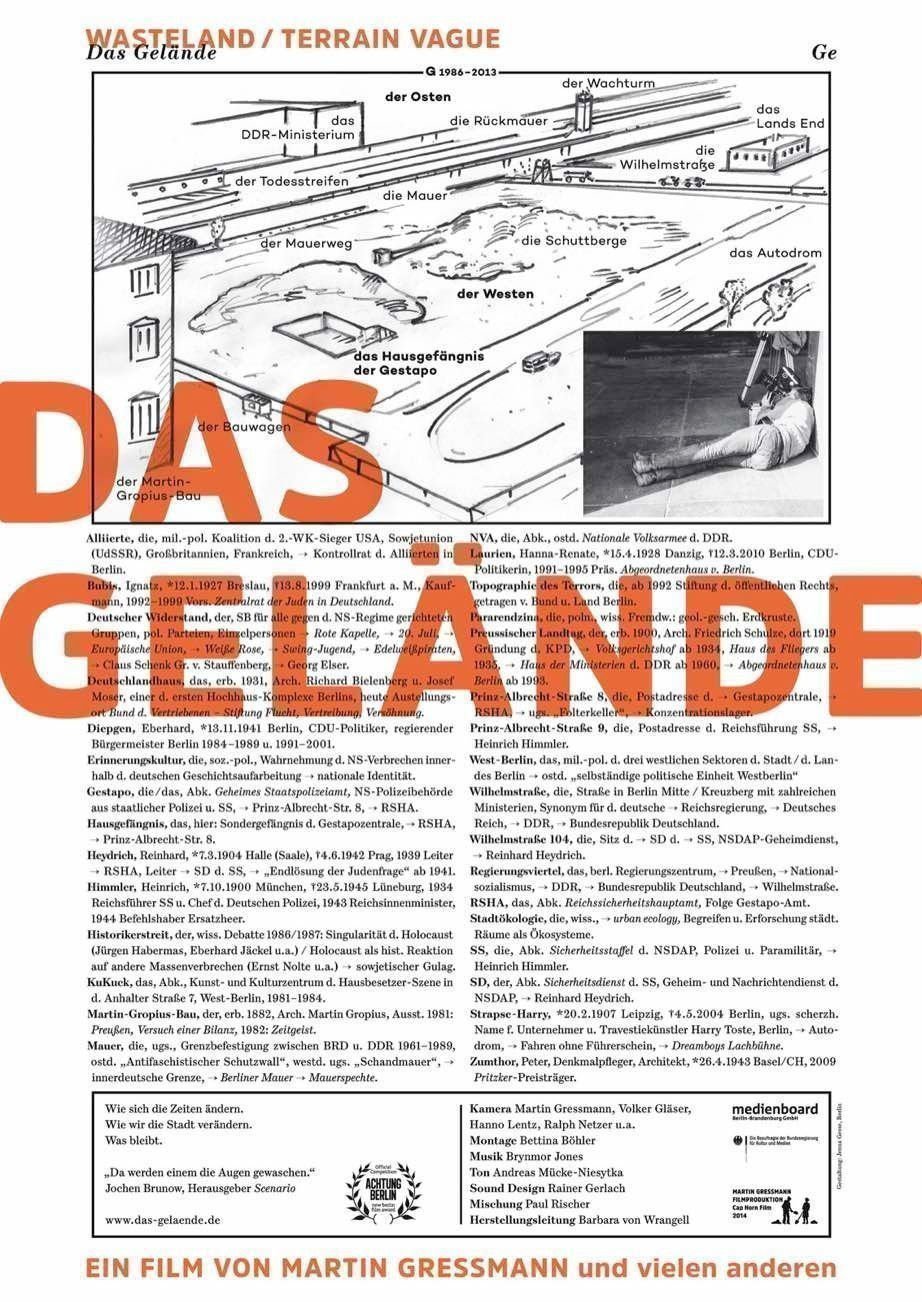 Das Gelaende - Plakat