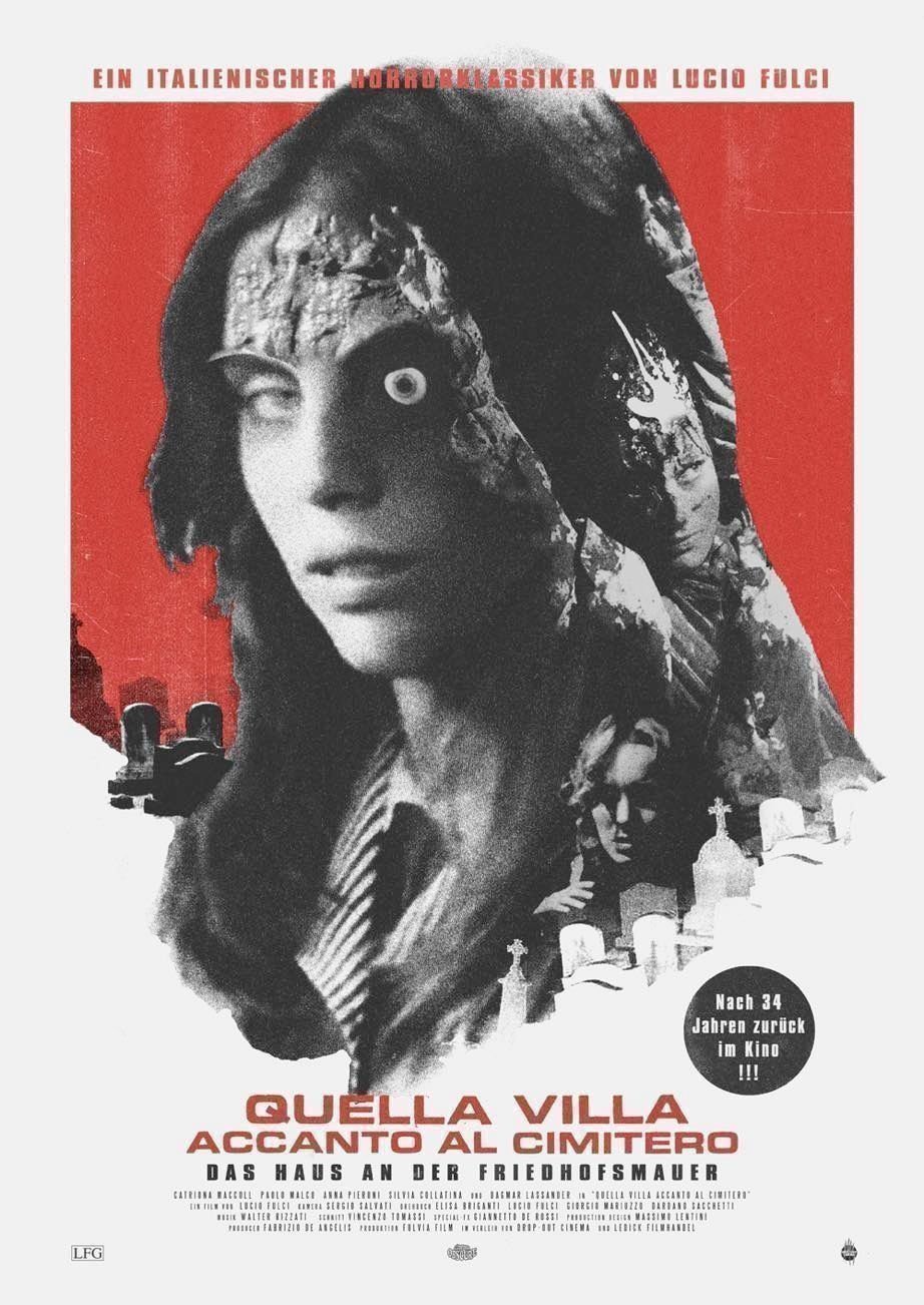 Das Haus an der Friedhofsmauer - Plakat