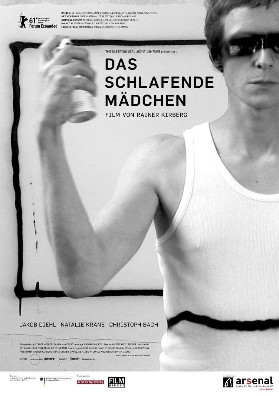 Das schlafende Maedchen - Plakat