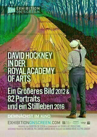 David Hockney in der Royal Academy of Arts - Poster