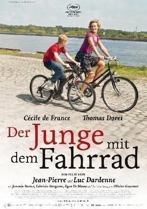 Der Junge mit dem Fahrrad plakat