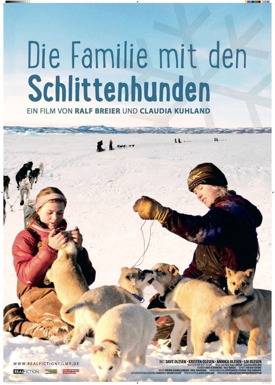 Die Familie mit den Schlittenhunden - Plakat