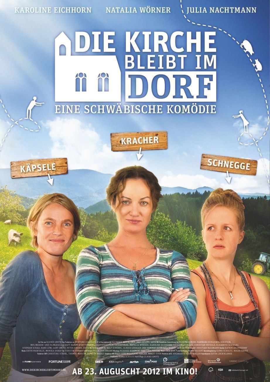 Die Kirche bleibt im Dorf - Plakat