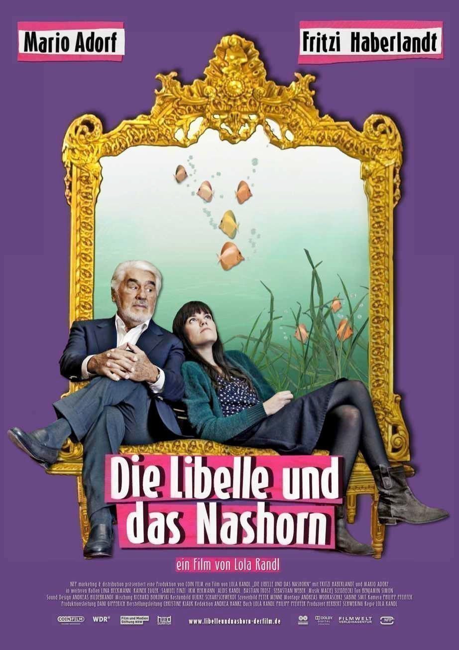 Die Libelle und das Nashorn - Plakat