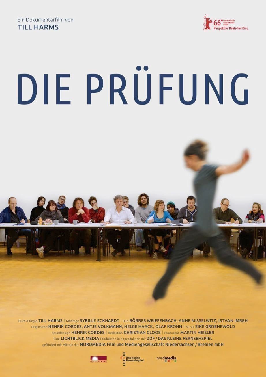 Die Pru  fung - Plakat