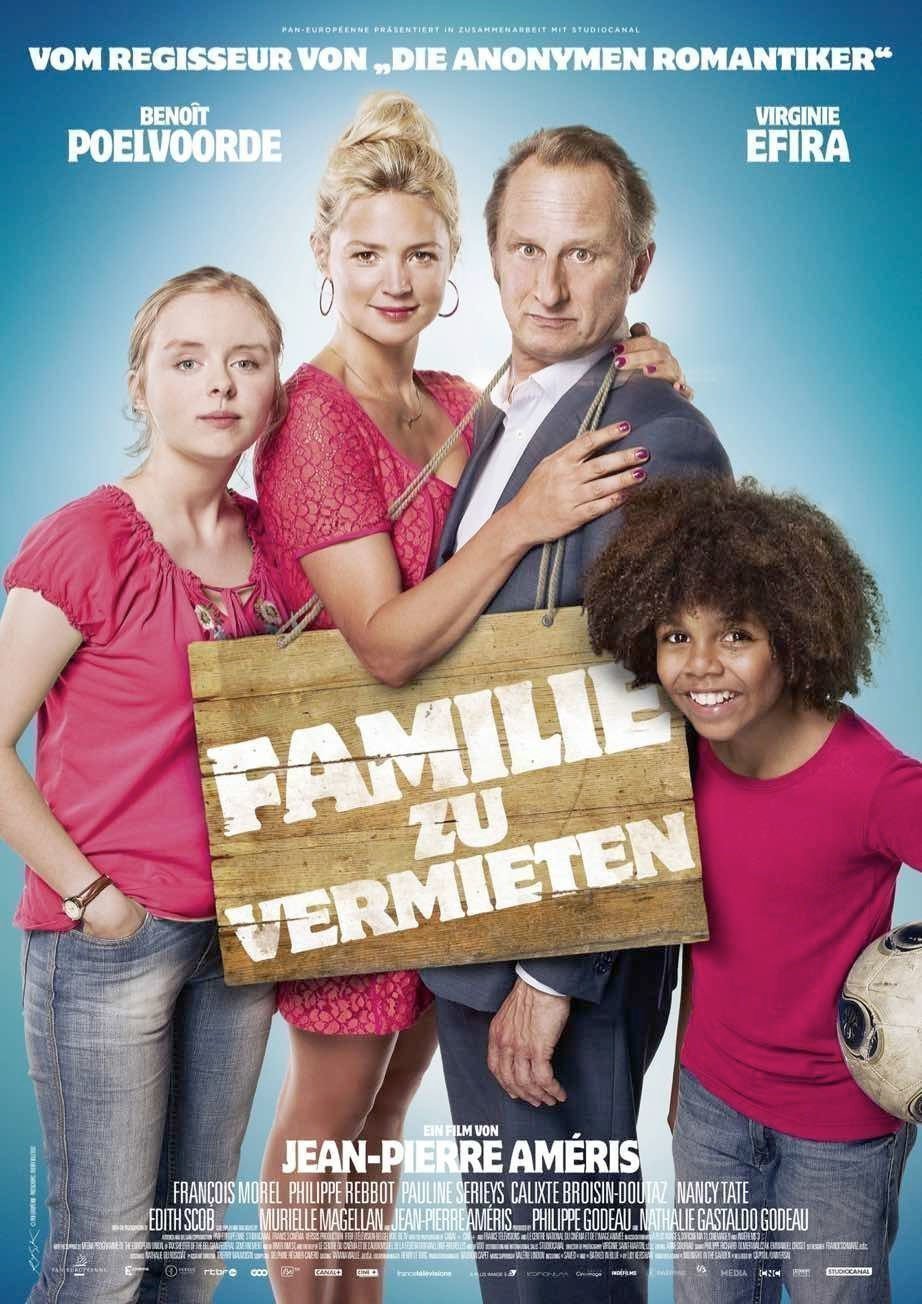 Familie zu vermieten - Plakat
