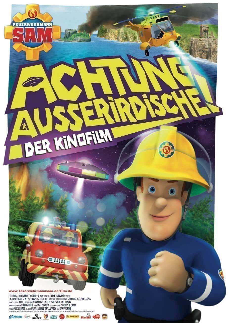Feuerwehrmann Sam Achtung Ausserirdische - Plakat