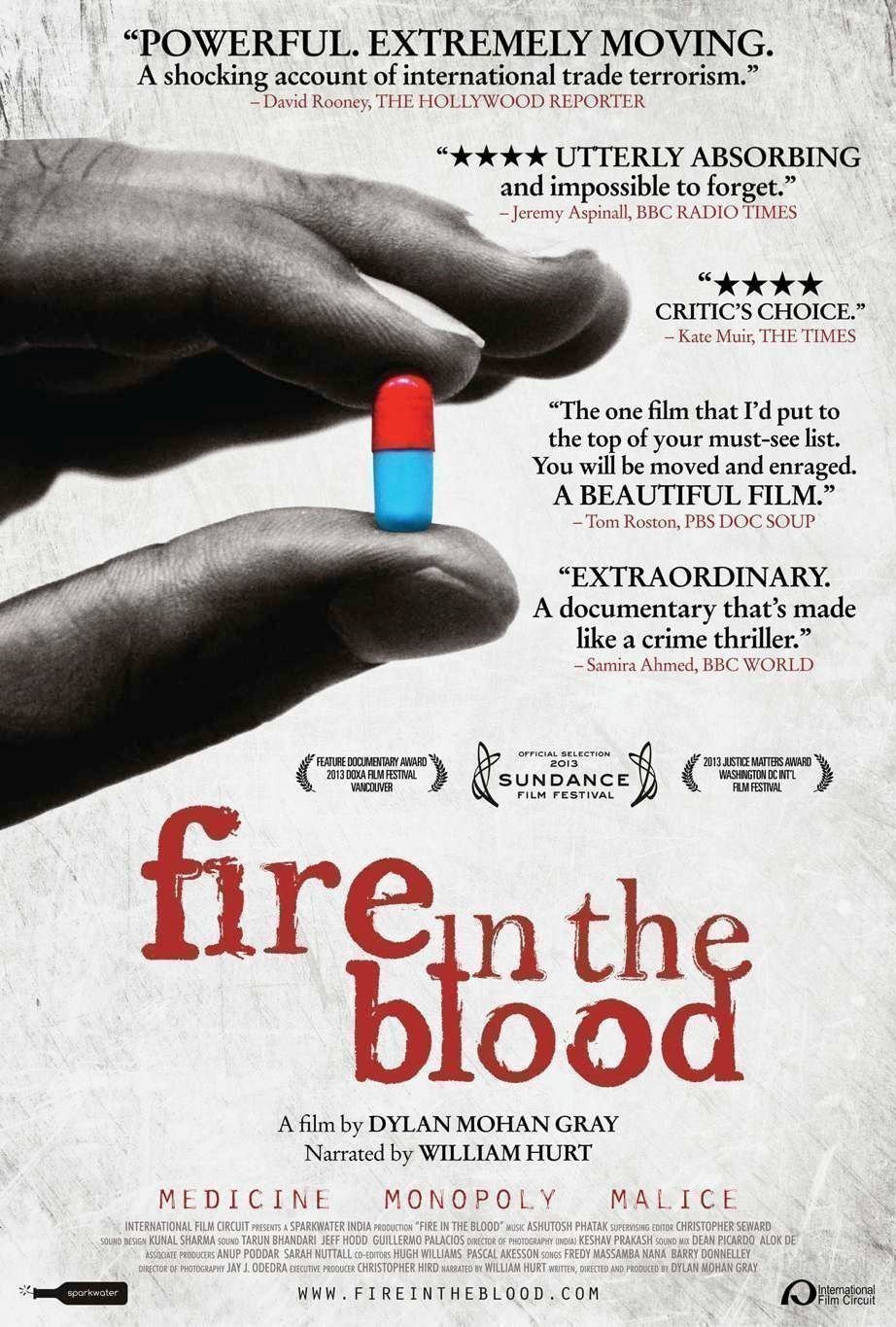Fire in the Blood - Poster Fire in the Blood - Poster