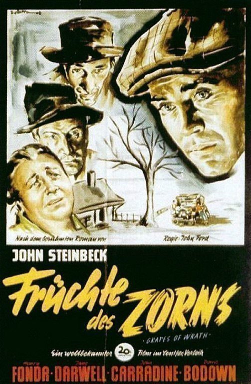 Fruechte des Zorns - Poster