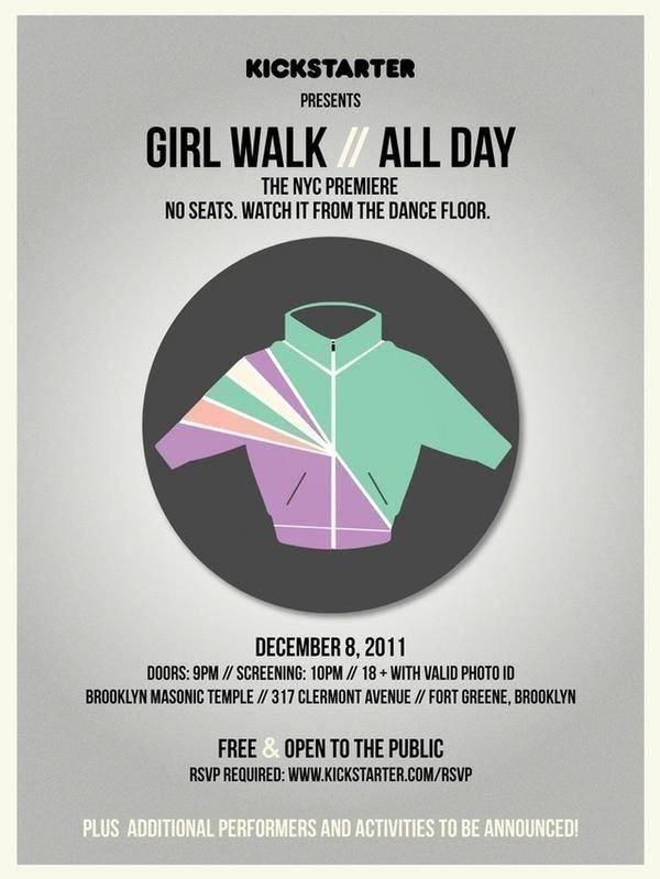 Girl Walk All Day - Poster