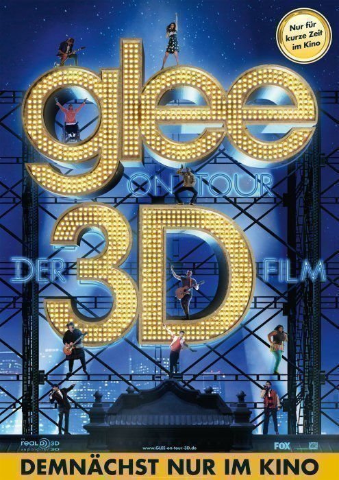 Glee On Tour 3D Plakat