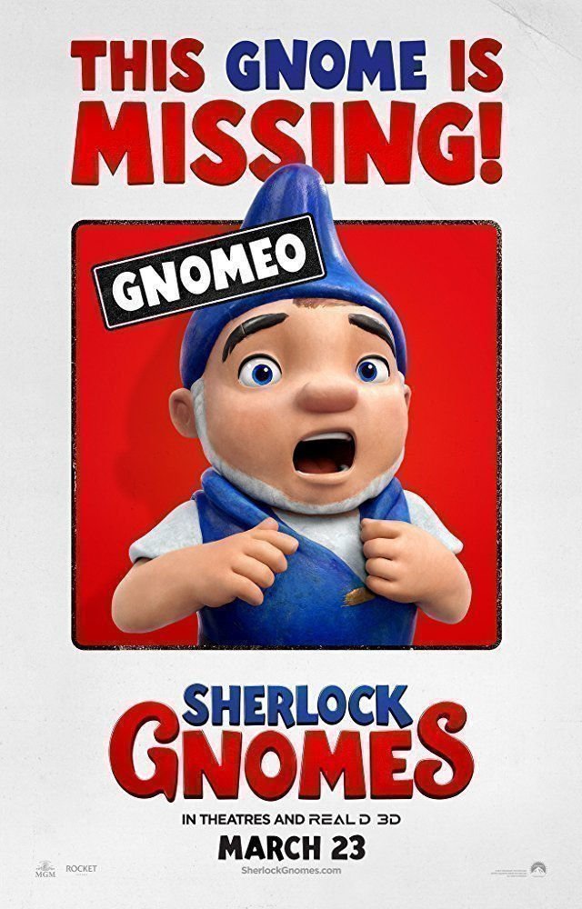 Gnomeo   Juliet Sherlock Gnomes - Poster