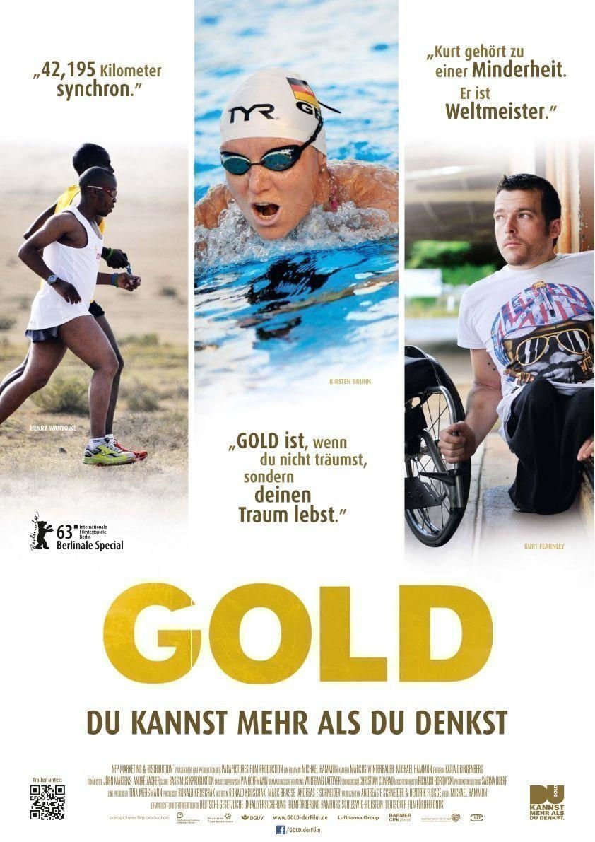 Gold - Du kannst mehr als du denkst - Plakat