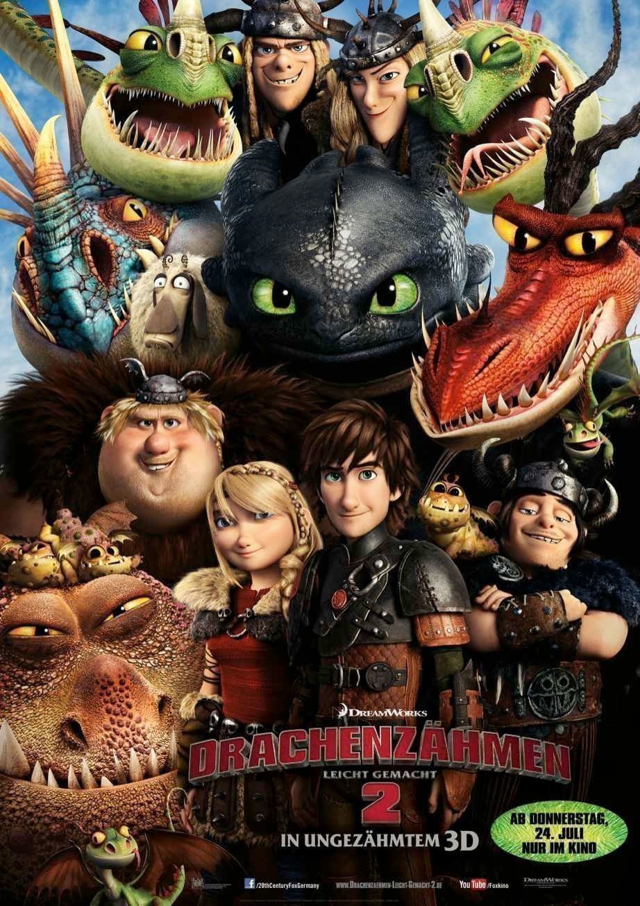 How To Train Your Dragon 2 - Plakat