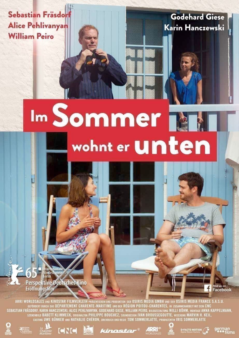 Im Sommer wohnt er unten - Poster