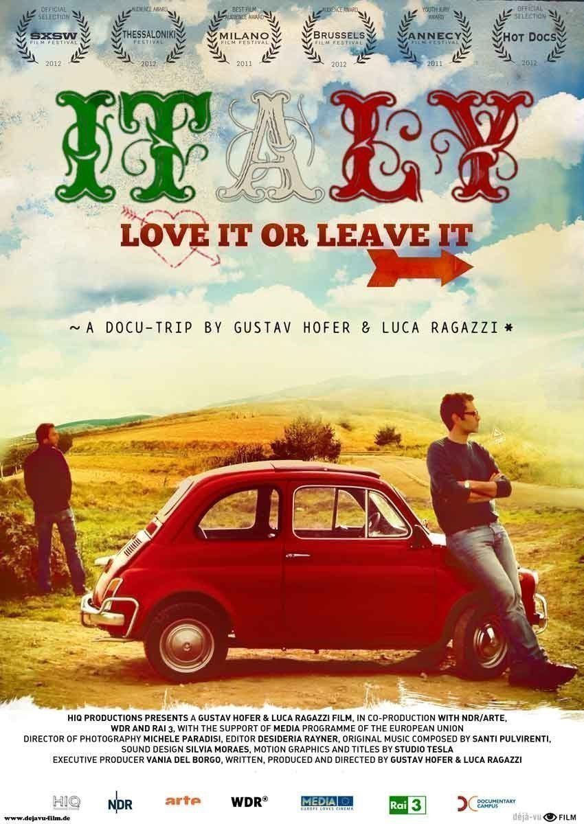 Italy Love it  or Leave it - Plakat