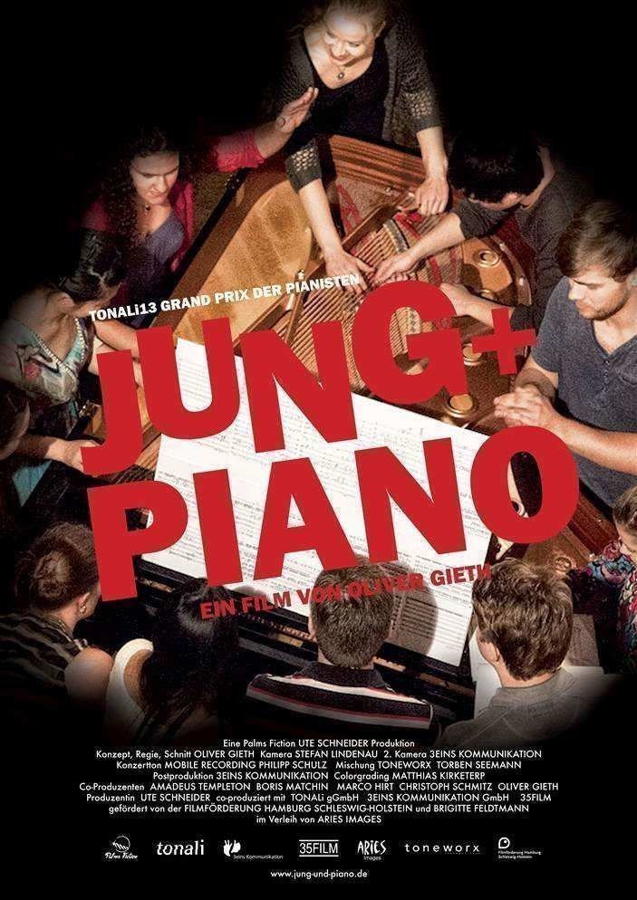 Jung und Piano - Plakat