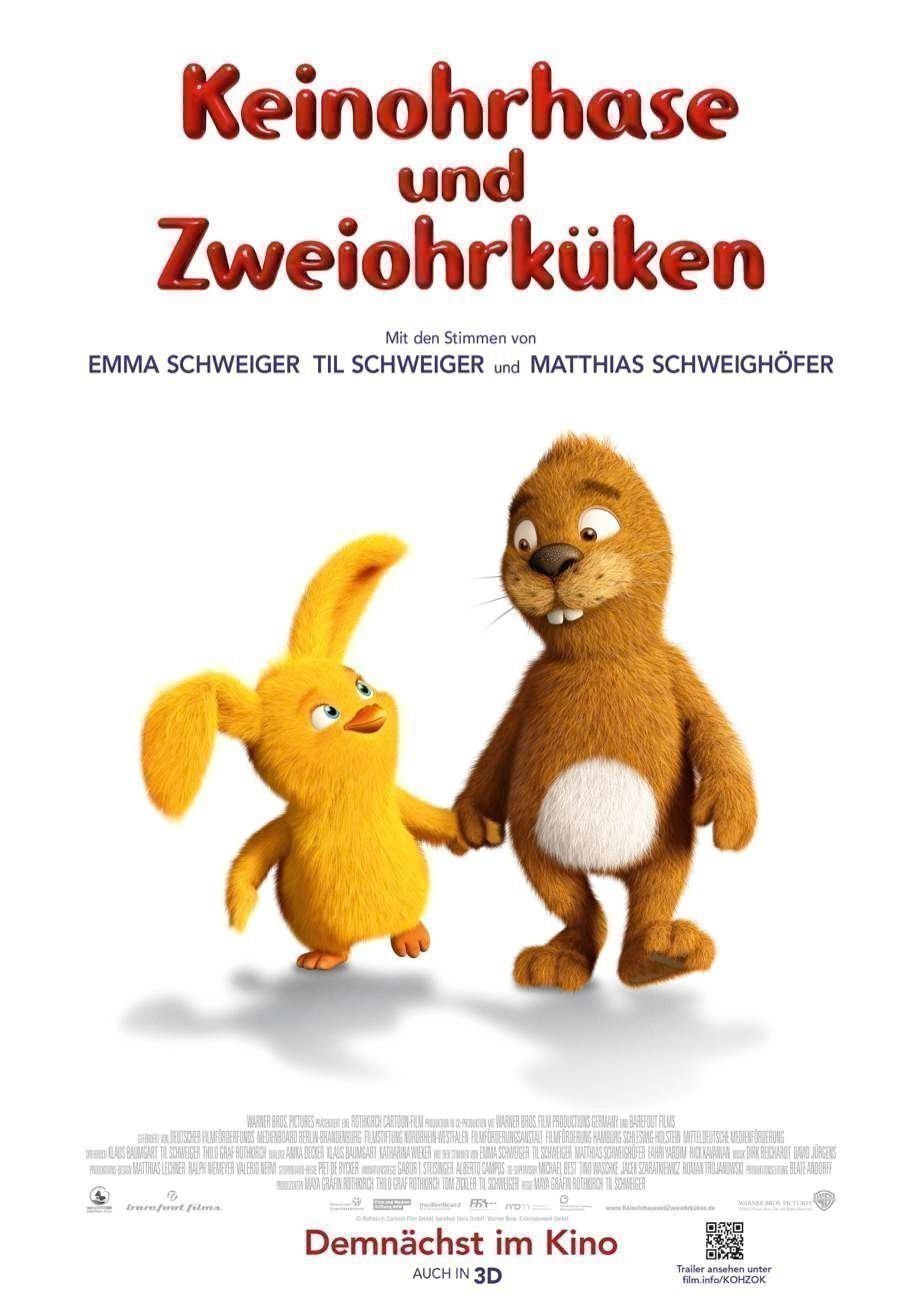 Keinohrhase und Zweiohrkueken - Plakat