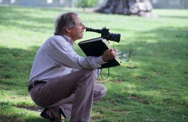 Ken Loach am Set von Bread and Roses