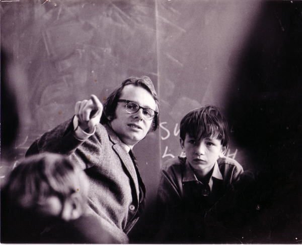 Ken Loach am Set von Kes
