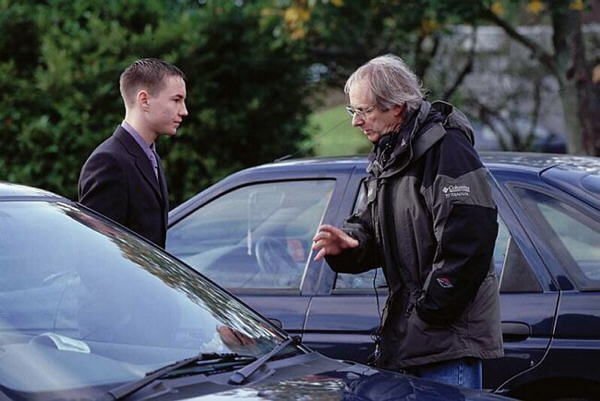 Ken Loach am Set von Sweet Sixteen