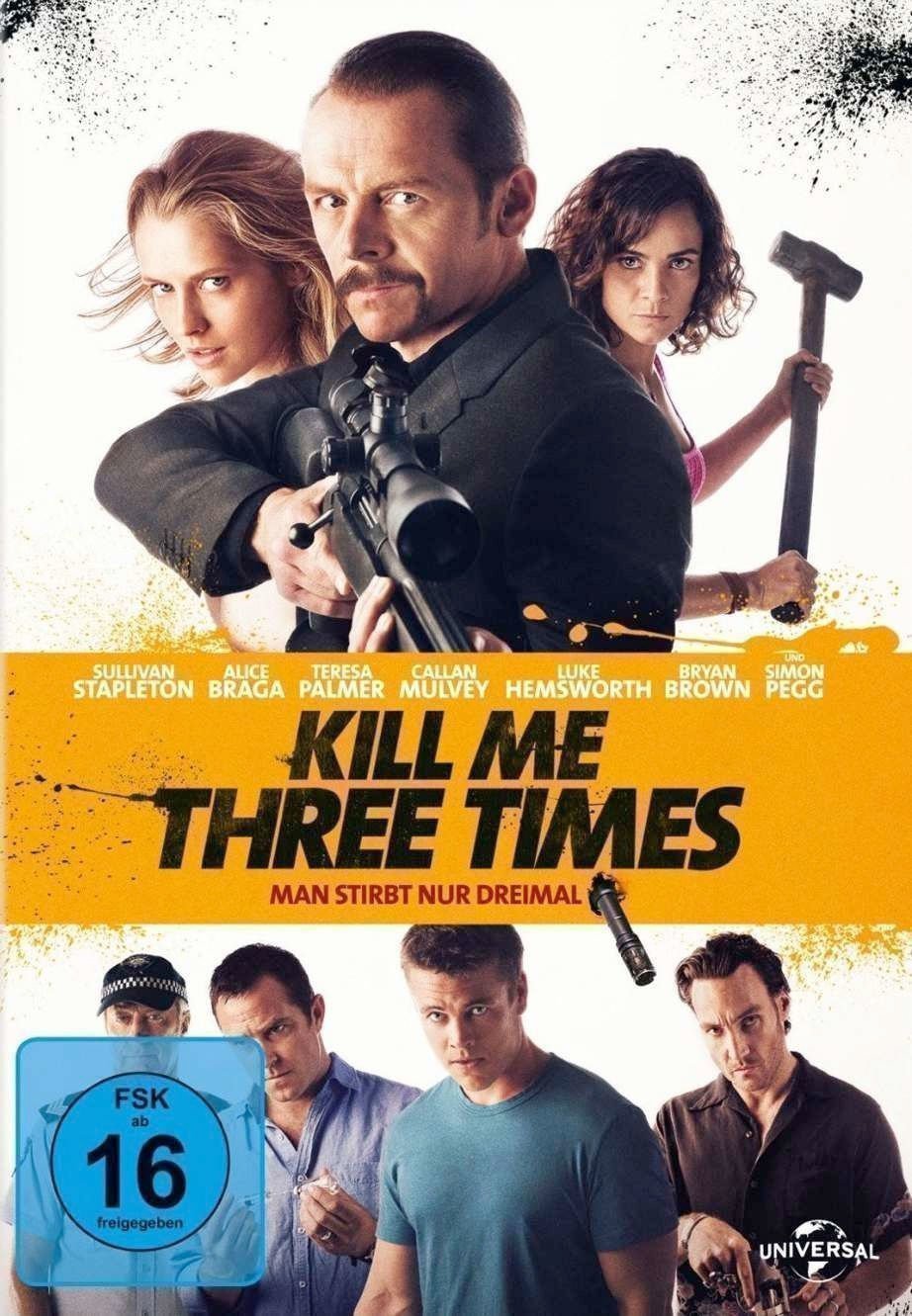 Kill me three Times - Plakat