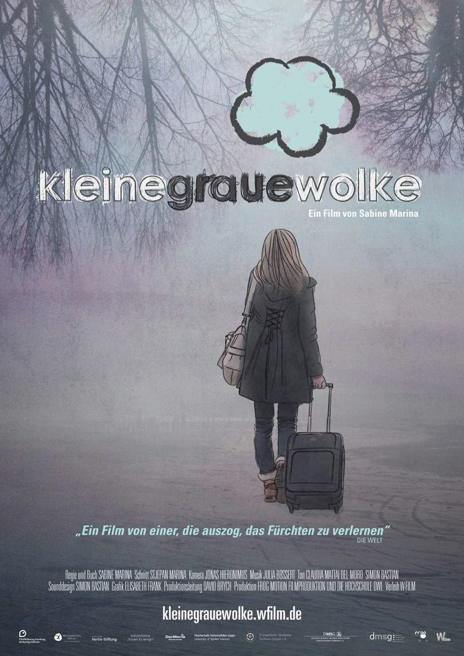 Kleine graue Wolke - Plakat