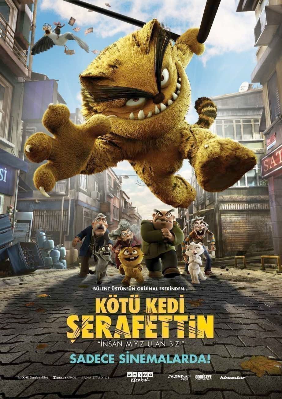 Ko  tu   Kedi Serafettin - Bad Cat - Plakat
