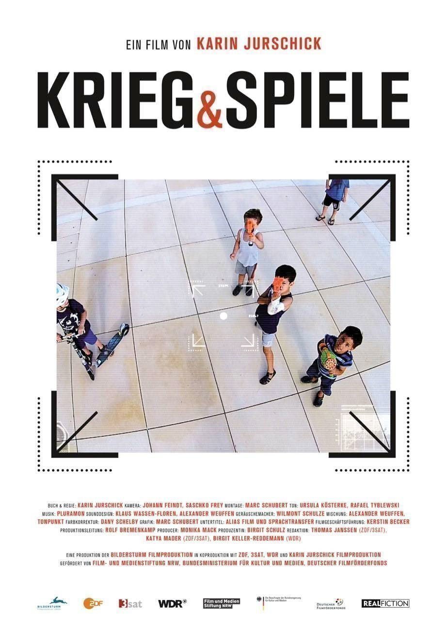 Krieg und Spiele - Plakat
