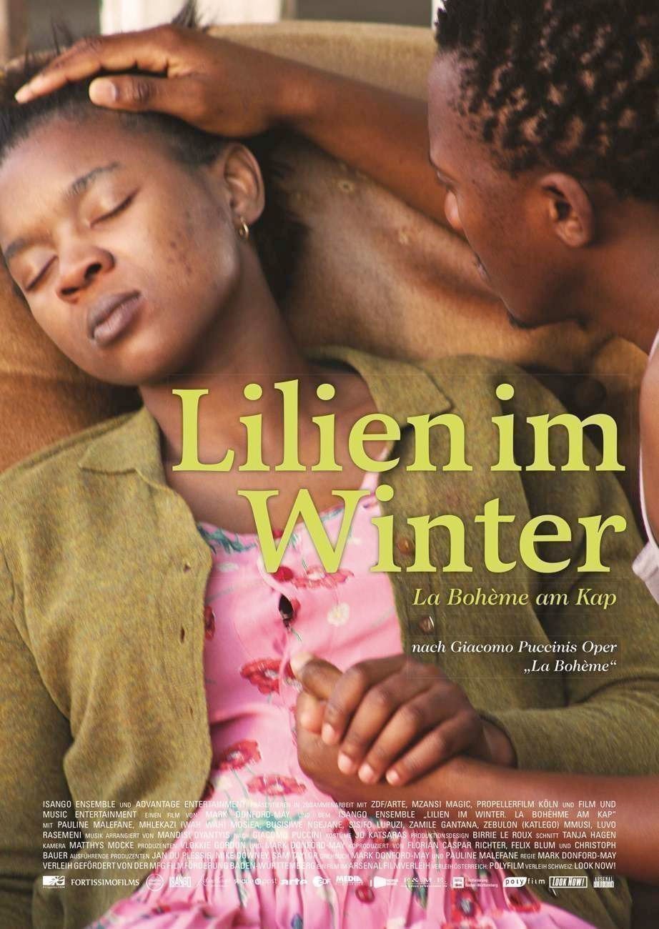 Lilien im Winter - Plakat