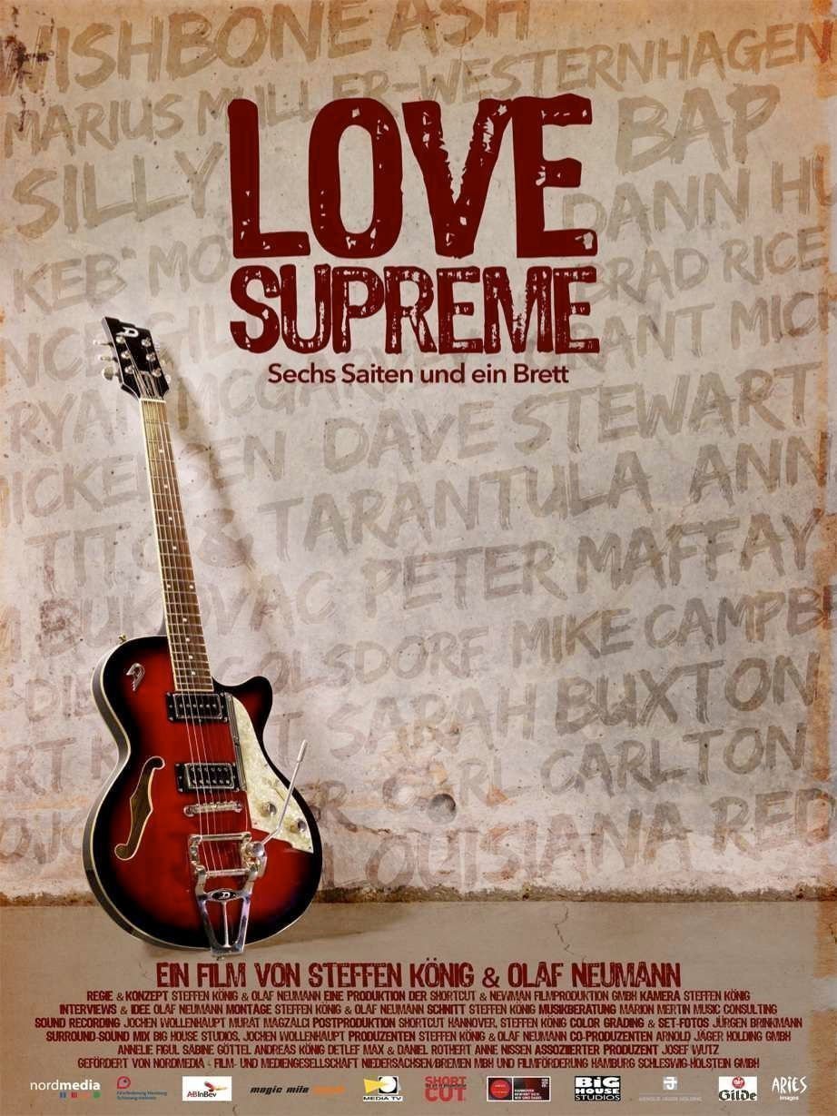 Love Supreme - Sechs Saiten und ein Brett - Plakat