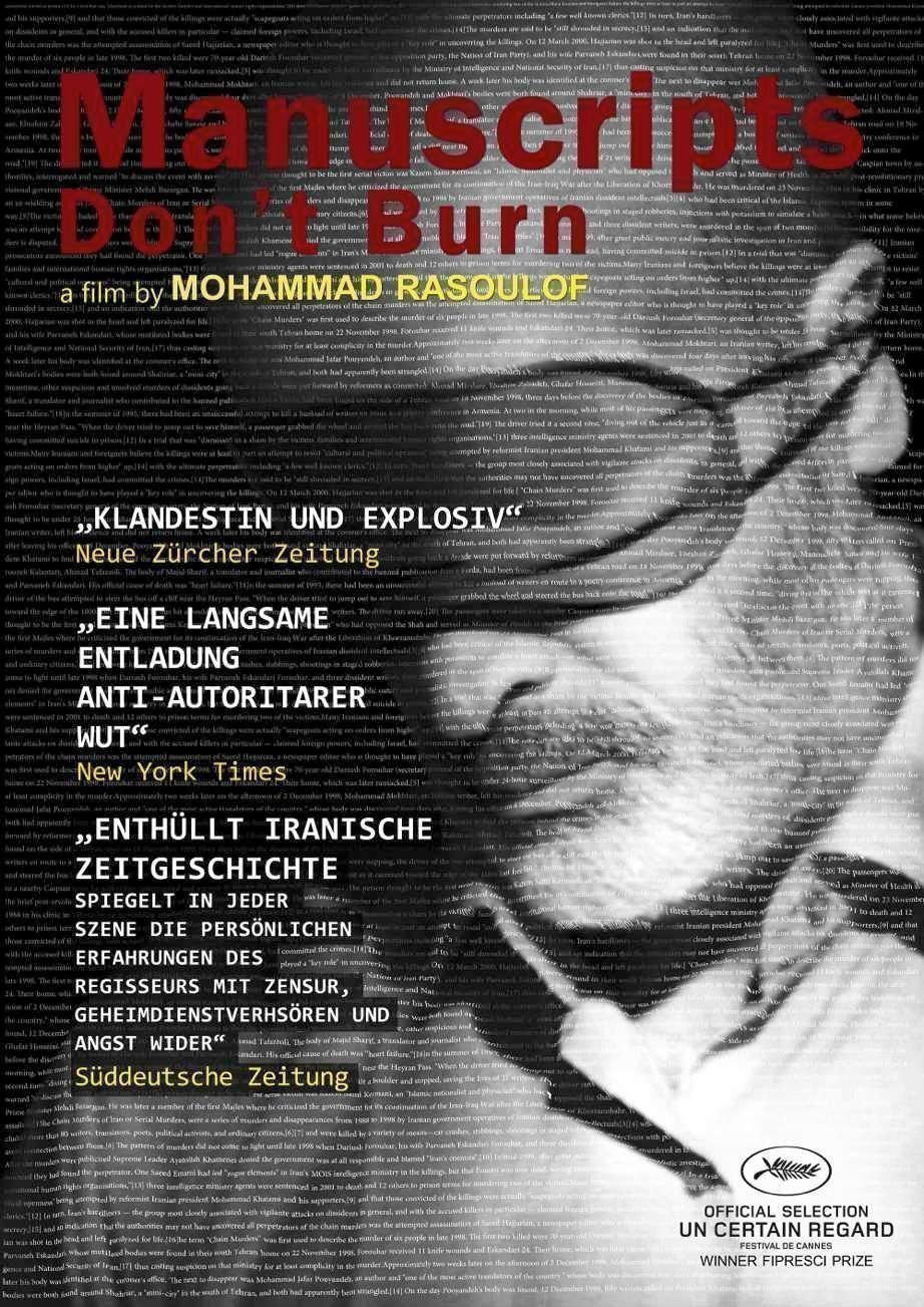 Manuscripts Dont Burn - Plakat