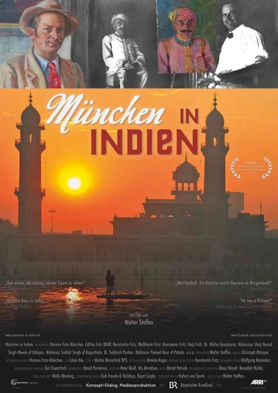 Muenchen in Indien - Plakat