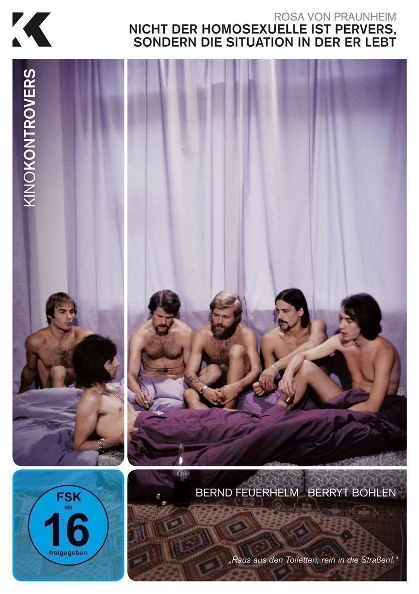 Nicht der Homosexuelle ist pervers  sondern die Situation  in der er lebt - Plakat