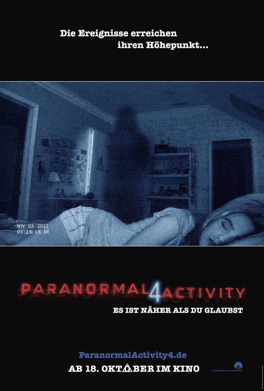 Paranormal Activity 4 - Plakat