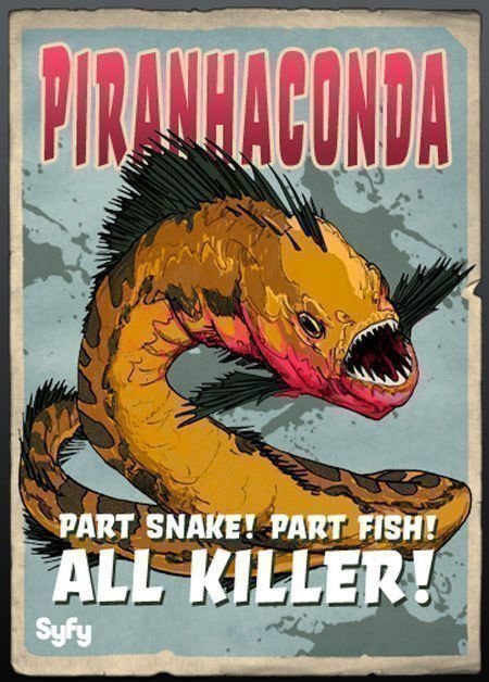 Piranhaconda - Poster