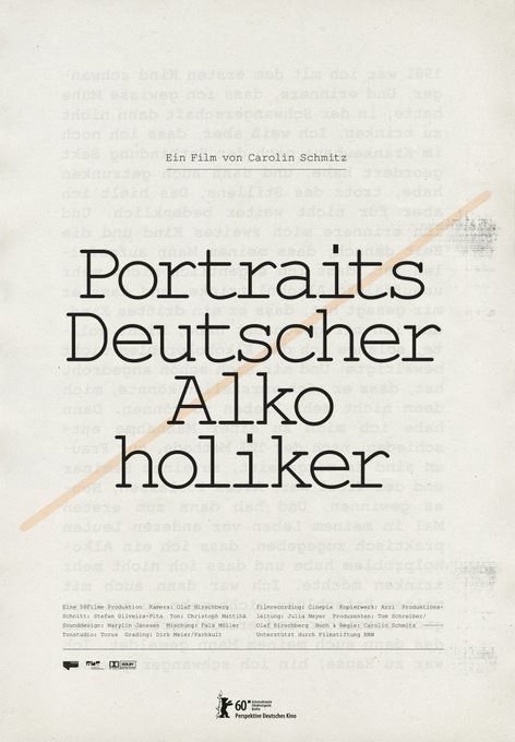 Portraits deutscher Alkoholiker Plakat
