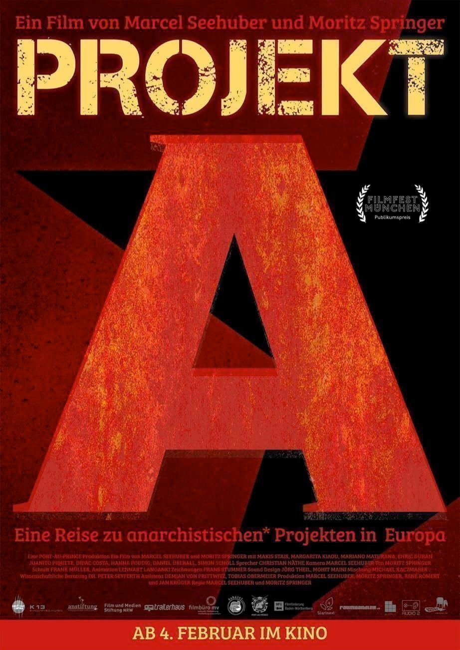 Projekt A - Eine Reise zu anarchistischen Projekten in Europa - Plakat