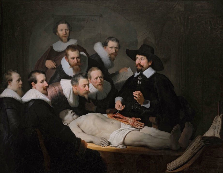 Rembrandt - Die Anatomie des Dr Tulp Mauritshuis Den Haag