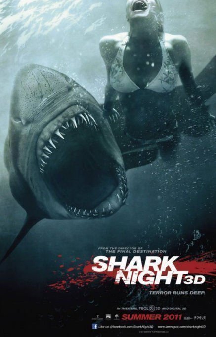 Shark Night 3D Plakat Shark Night 3D Plakat